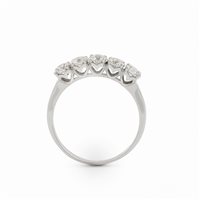 Anello Promesse Donna in Oro bianco Diamante FTCF040